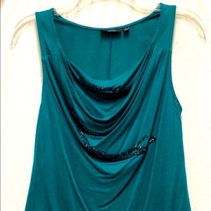 🦋😍 Layered Cowl Neck Tank